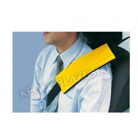 Poduszka KOSZULKA na pas bezpieczeństwa żółta