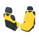 Pokrowiec koszulka SINGLET na przedni fotel żółty