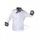 Bluza kucharska biały+szary