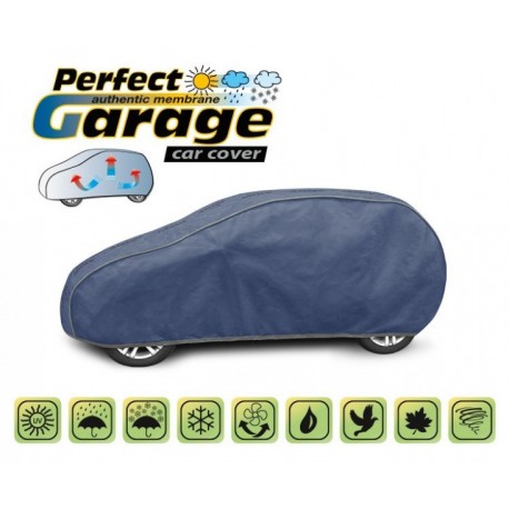 Miekki membranowy pokrowiec ochronny na cały samochód PERFECT GARAGE hatchback, dł. 355-380 cm