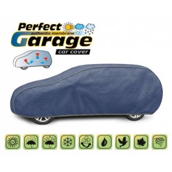 Miekki membranowy pokrowiec ochronny na cały samochód PERFECT GARAGE hatchback/kombi, dł. 455-485 cm