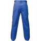 Spodnie do pasa trudnopalne, antyelektrostatyczne, dla spawacza (CE) niebieskie