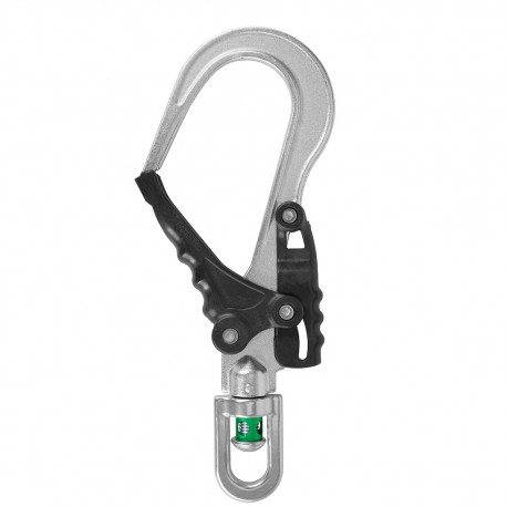 Zatrzaśnik z dużym krętlikiem i wskaźnikiem upadku AZ 029SI