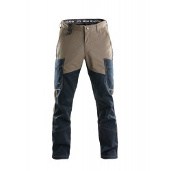 Spodnie robocze 5507 z odblaskami (Czarny/Brązowy)