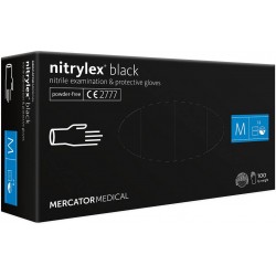 Rękawice Nitrylex Black nitrylowe czarne