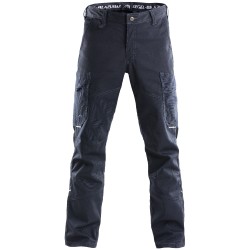 Spodnie robocze 5507 z odblaskami czarno/czarny
