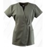 Scrubs bluza medyczna damska z trokiem beżowa
