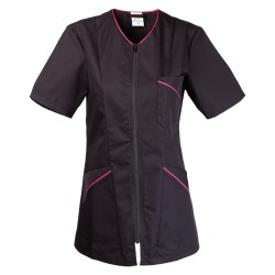 Scrubs bluza damska krótki rękaw czarna